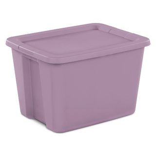 Walmart Sterilite large storage bin, lilac