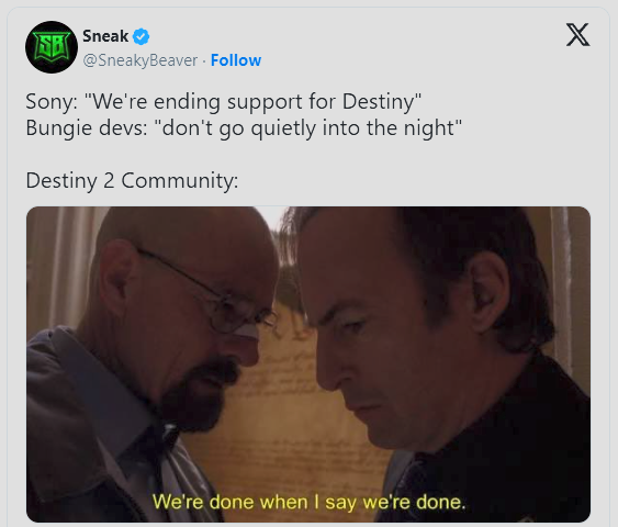 'Guardian menentukan nasibnya sendiri.' Pemain Destiny 2 rayakan perubahan sikap mengejutkan Bungie