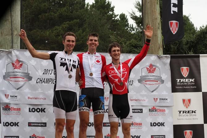 Candian men's eliminator championship podium