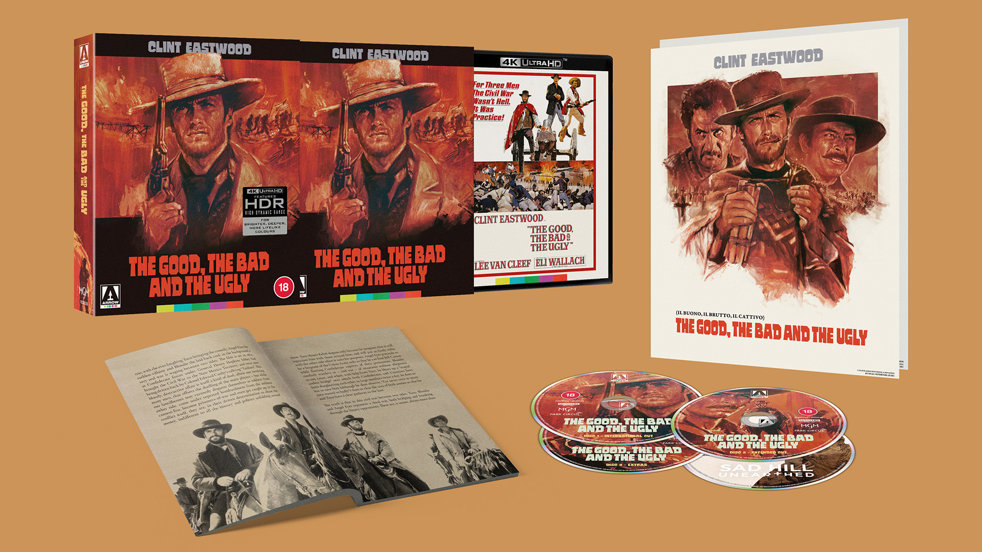 The Good, The Bad and The Ugly Limited Edition 4K Blu-ray box set