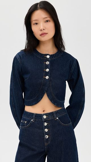 Aligne Angelina Denim Top