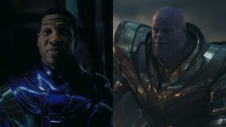 Jonathan Majors' Kang the Conqueror and Josh Brolin's Thanos