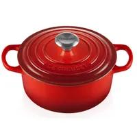 Le Creuset Signature Enamelled Cast Iron Dish in Cerise, was £215 now £136.99 | Amazon