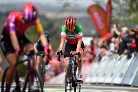 Elisa Longo Borghini finishes La Fleche Wallonne