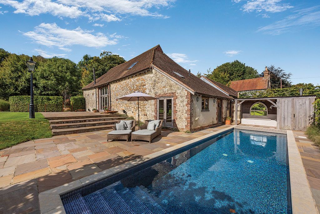 House for sale &ndash; Brockhurst Barn, Washington, West Sussex.
