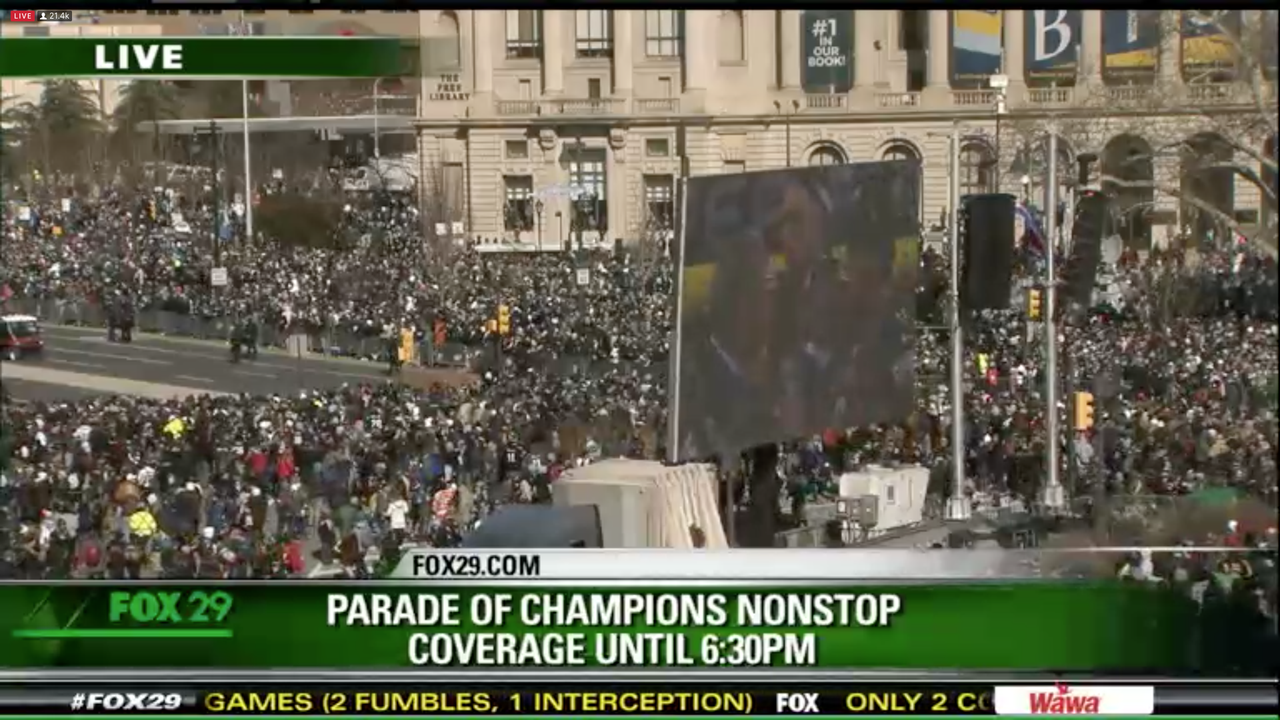 Eagles parade. 