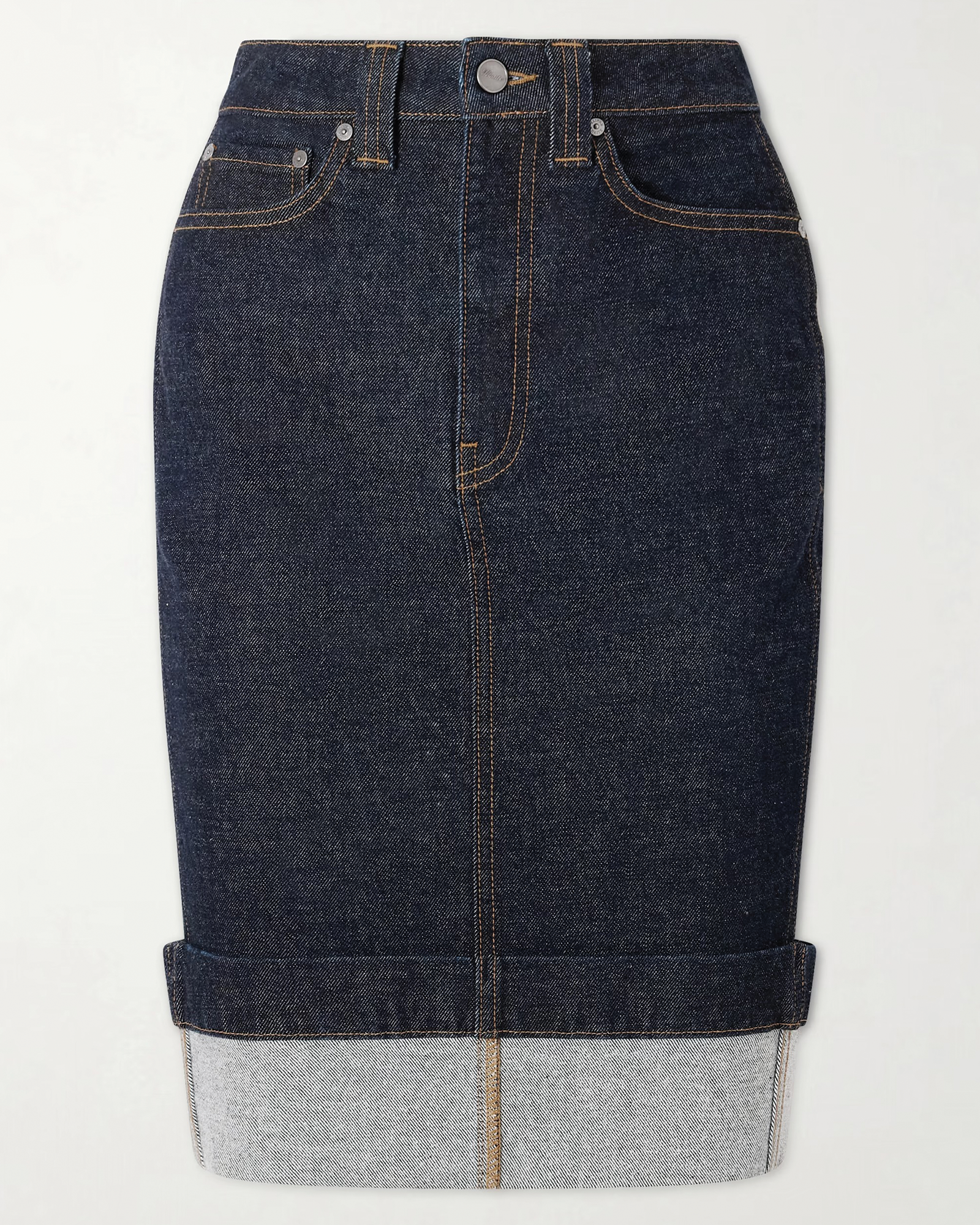 KHAITE, Kendra Denim Skirt