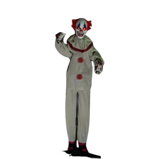 Scary Harry 64.5 in. Killer Clown Halloween Prop