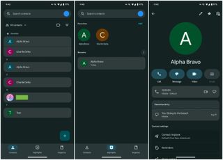 Experience the new material 3 design in Google Contacts: What’s changed