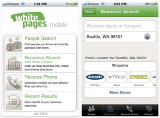 White Pages lets you find out a scary amount of information, but that's good when you're trying to find the bad guys.