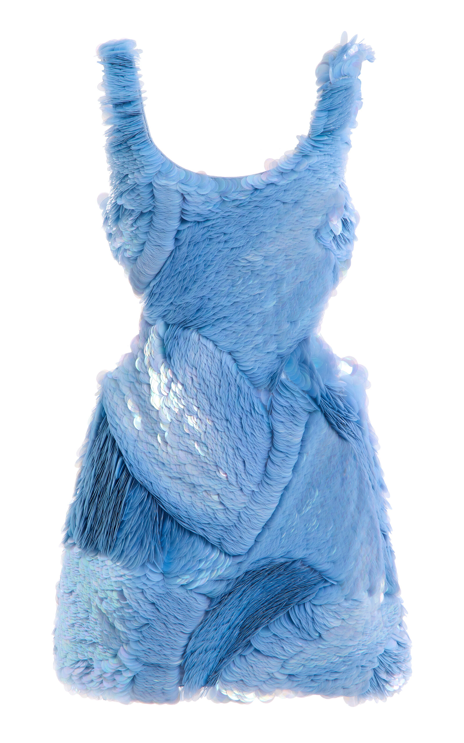 Emilie Sequin Linen Mini Dress