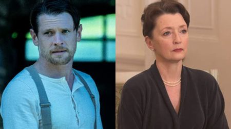 Jack O'Connell in Lady Chatterley's Lover and Lesley Manville in The Crown