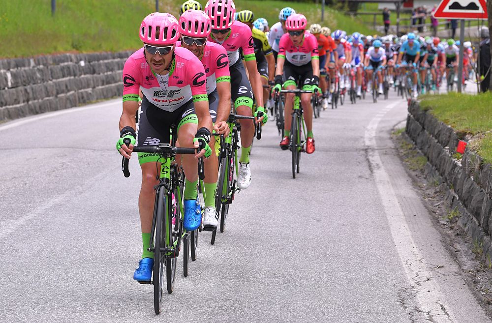 EF Education First-Drapac in Stage 15 at the Giro d'Italia