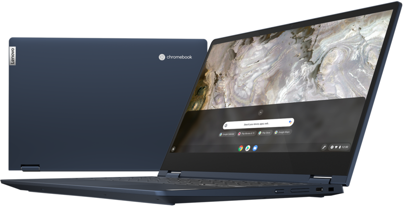 Lenovo Flex 5i Chromebook Abyss Mavi Kombo
