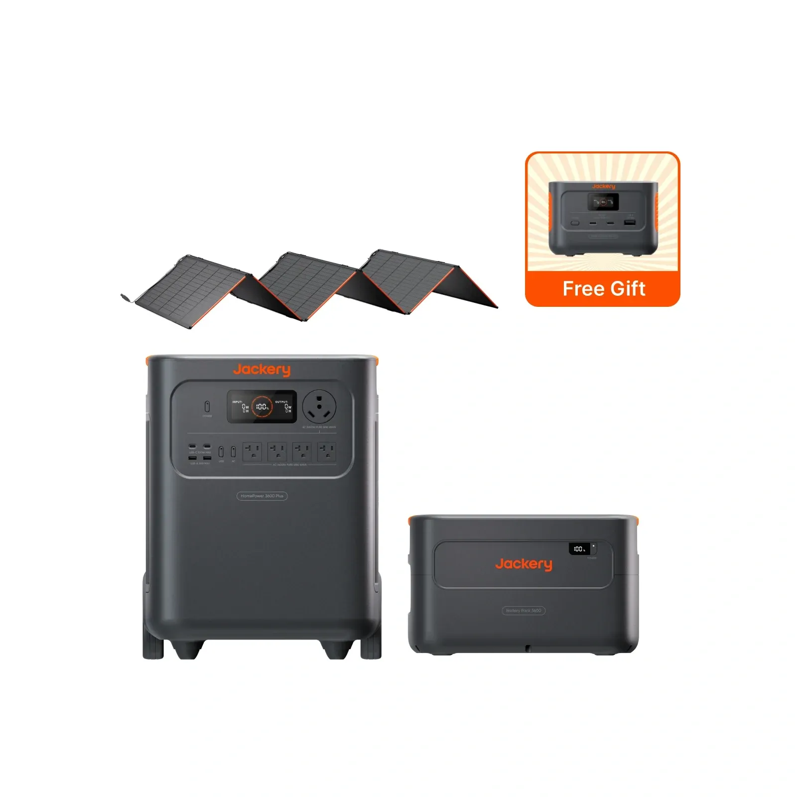 Solar Generator Homepower 3600 Plus + Solarsaga 500 X
