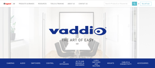 Vaddio is now on legrandav.com