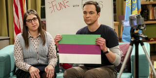The Big Bang Theory Amy Fowler Mayim Bialik Sheldon Cooper Jim Parsons CBS
