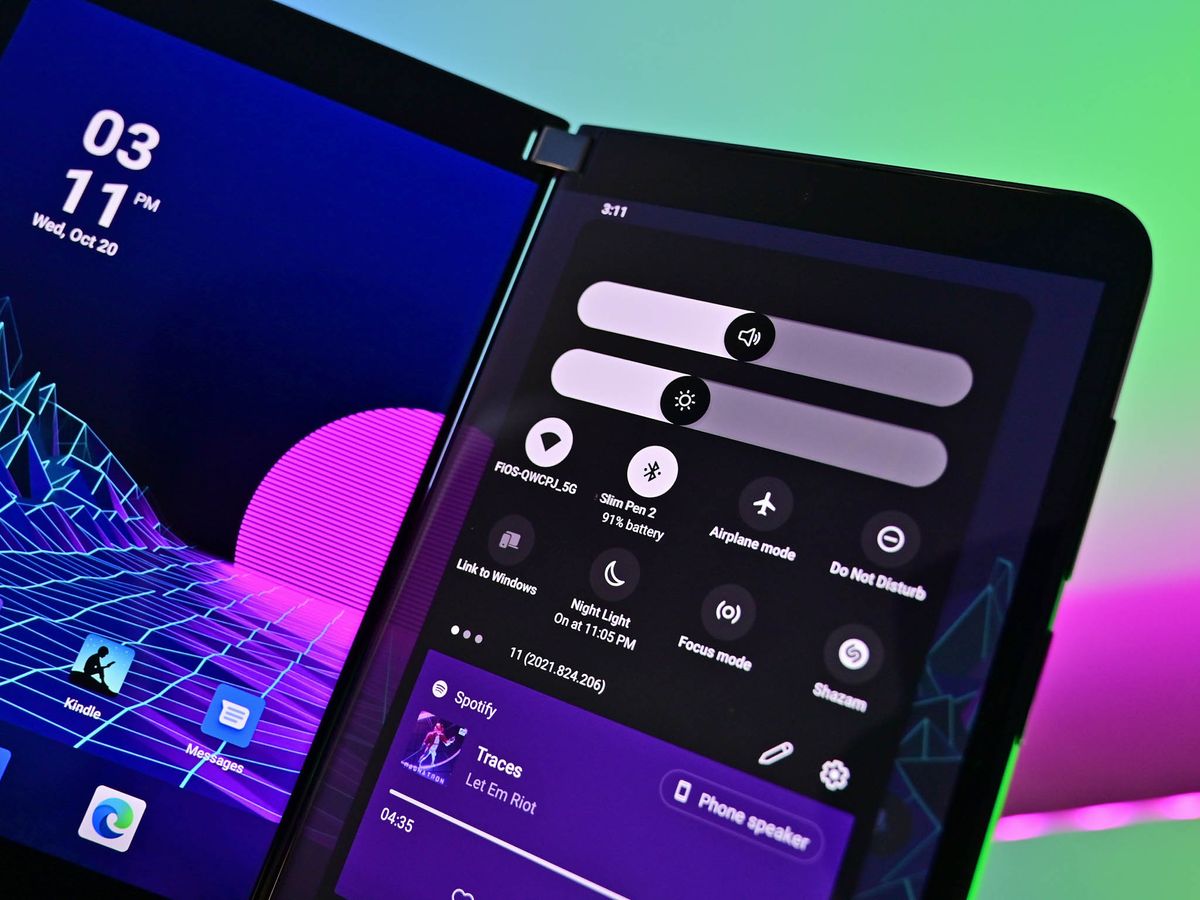 Surface Duo 2 Notification Shade New