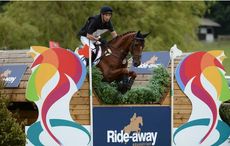 Alex HUA TIAN (CHI) riding DON GENIRO ; winner of the Express Eventing at the at Bolesworth CSI **** International, at Bolesworth Castle, Tattenhall, near Chester on the 18th June 2015