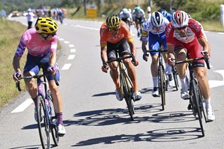 Tour de France 2020 107th Edition 6th stage Le Teil Mont Aigoual 191 km 03092020 Neilson Powless USA EF Pro Cycling Greg Van Avermaet BEL CCC Team photo Vincent KalutPNBettiniPhoto2020