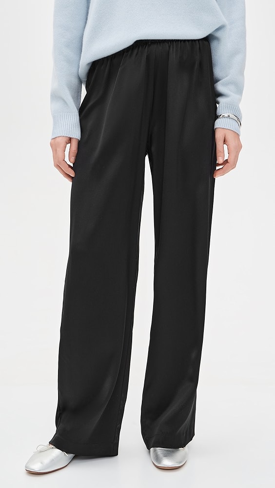 Donni. the Silk Simple Pants