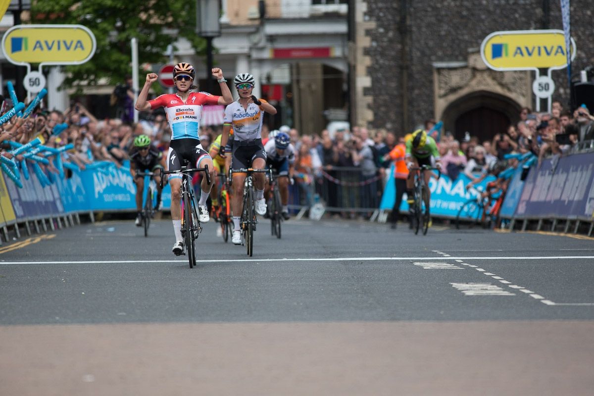 Christine Majerus (Boels Dolmans) wins the stage