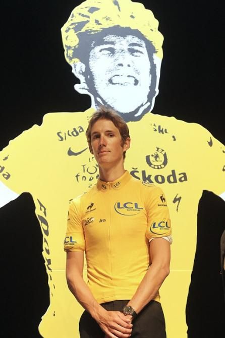 Andy Schleck (RadioShack-Nissan) is awarded the 2010 Tour de France after the disqualfication of Alberto Contador