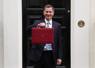 Jeremy Hunt reveals the Spring Budget in front of number 10 Downing Street