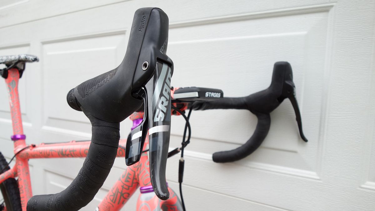 SRAM Force Hydro levers provide the shifting and braking controls