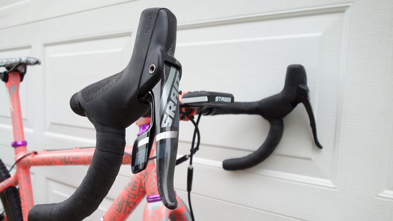 SRAM Force Hydro levers provide the shifting and braking controls