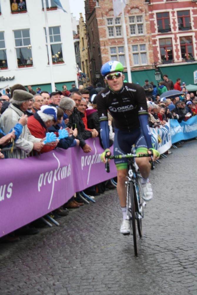 Luke Durbridge's race debut would be a short one
