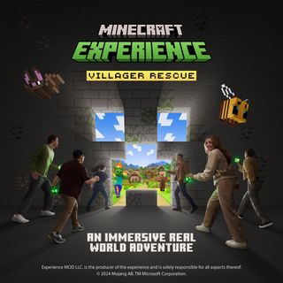 Key art for Minecraft Experience: Villager Rescue.