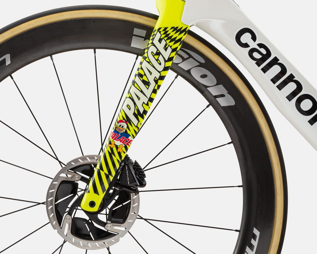Definitely not a traditional Giro race bike fork graphic