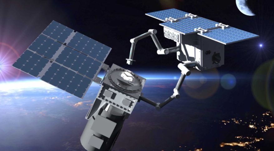 Tethers Unlimited&#039;s LEO Knight servicer is being designed to service spacecraft in orbits up to 1,200 kilometers.