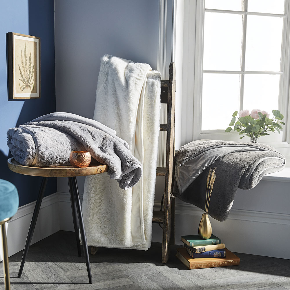 faux fur throws