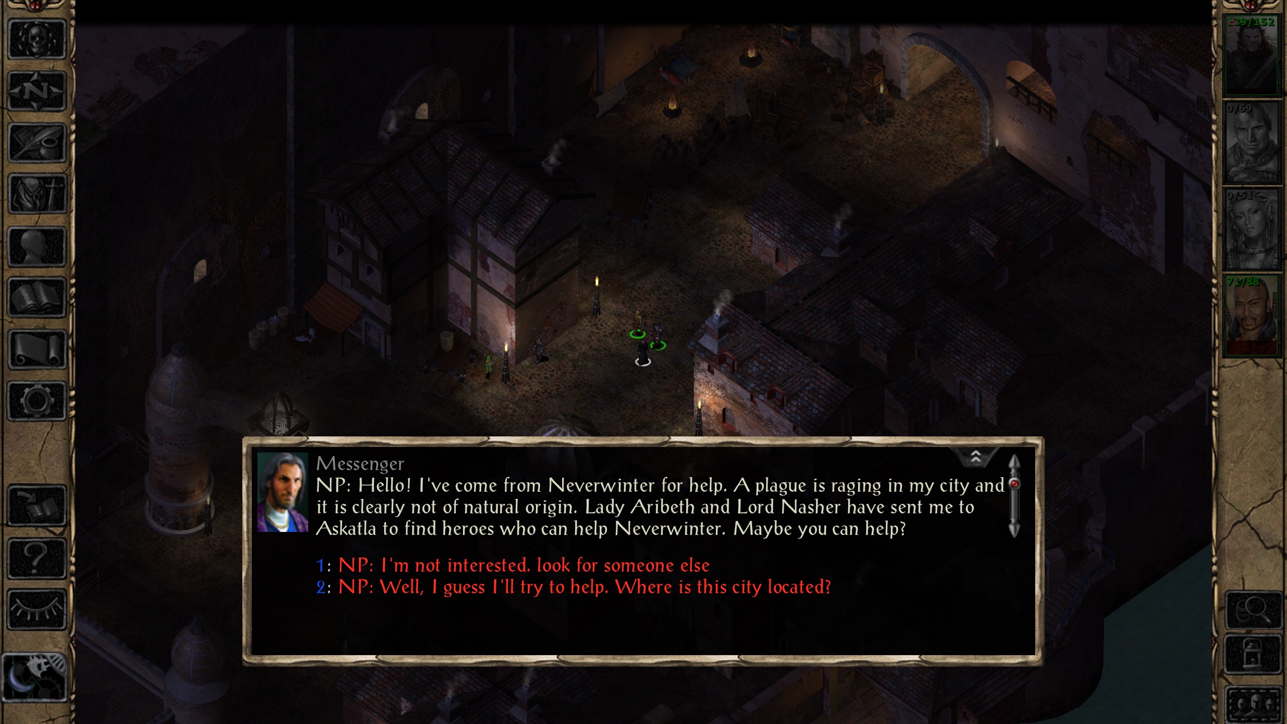 Neverwinter Nights campaign remade in Baldur's Gate 2 with assets taken from Pillars of Eternity.
