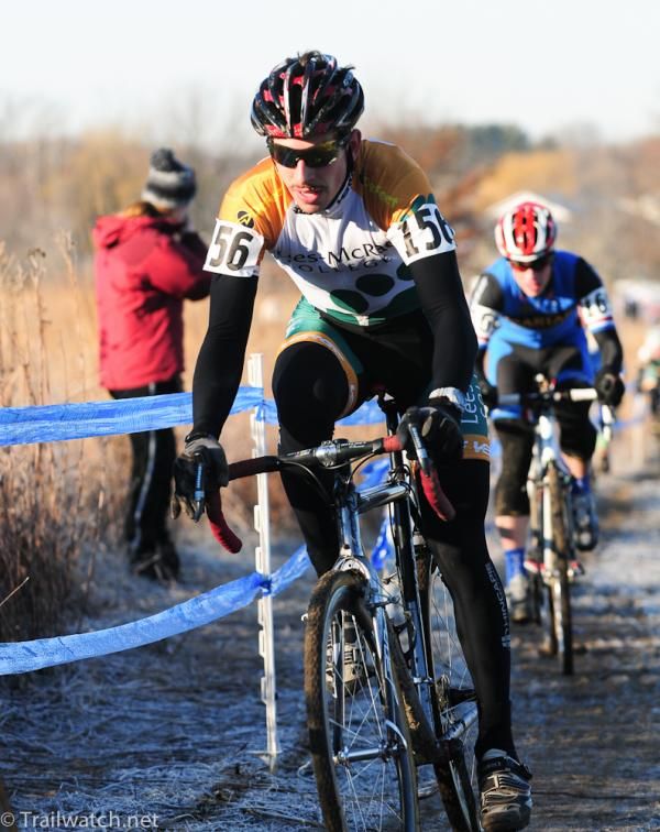 Kerry Werner (Lees-McRae) biding his time on lap two.