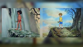 A comparison between Jungle Book and Winnie the Pooh animations