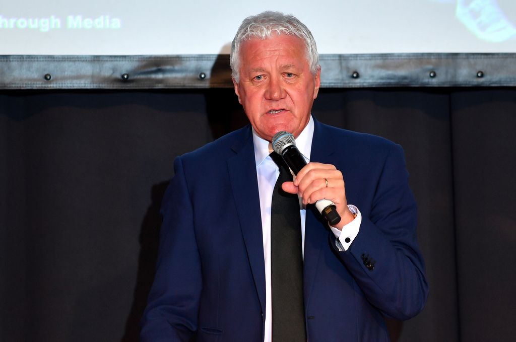 Team CEO Patrick Lefevere talking before the film screening