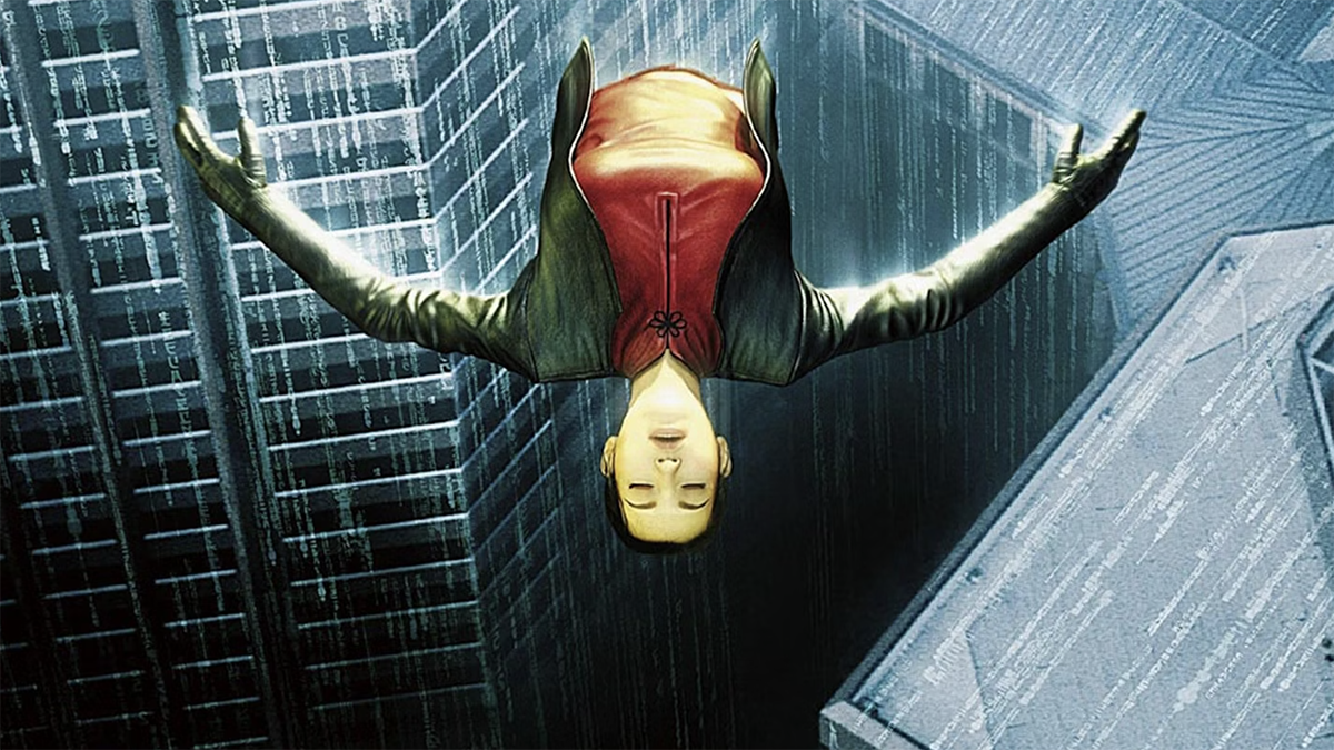A still from the animated film The Animatrix