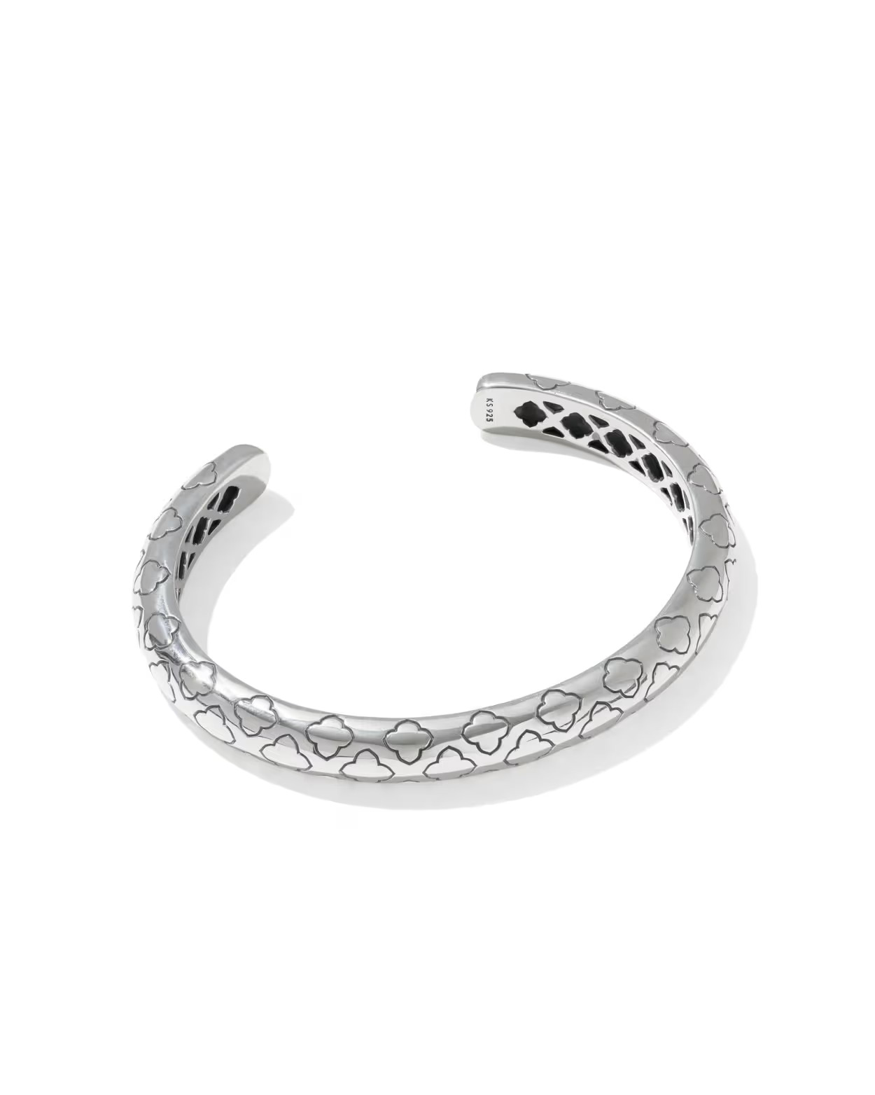 Kendra Scott, Bold Etched Oxidized Sterling Silver Cuff Bracelet