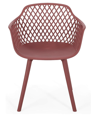 red outdoor chair
