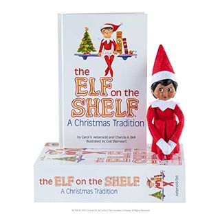 The Elf on the Shelf: a Christmas Tradition - Girl Scout Elf With Brown Eyes - Includes Artfully Illustrated Storybook, Keepsake Box and Official Adoption Certificate