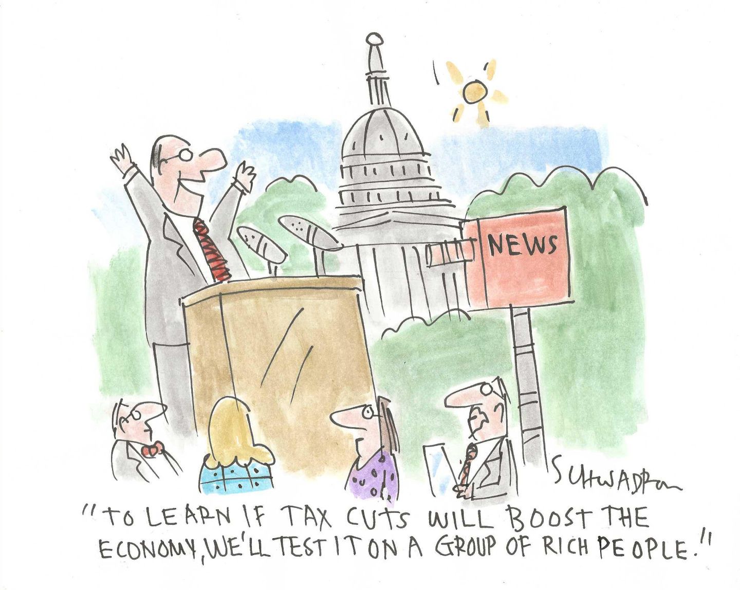 
                                Political cartoon
                            