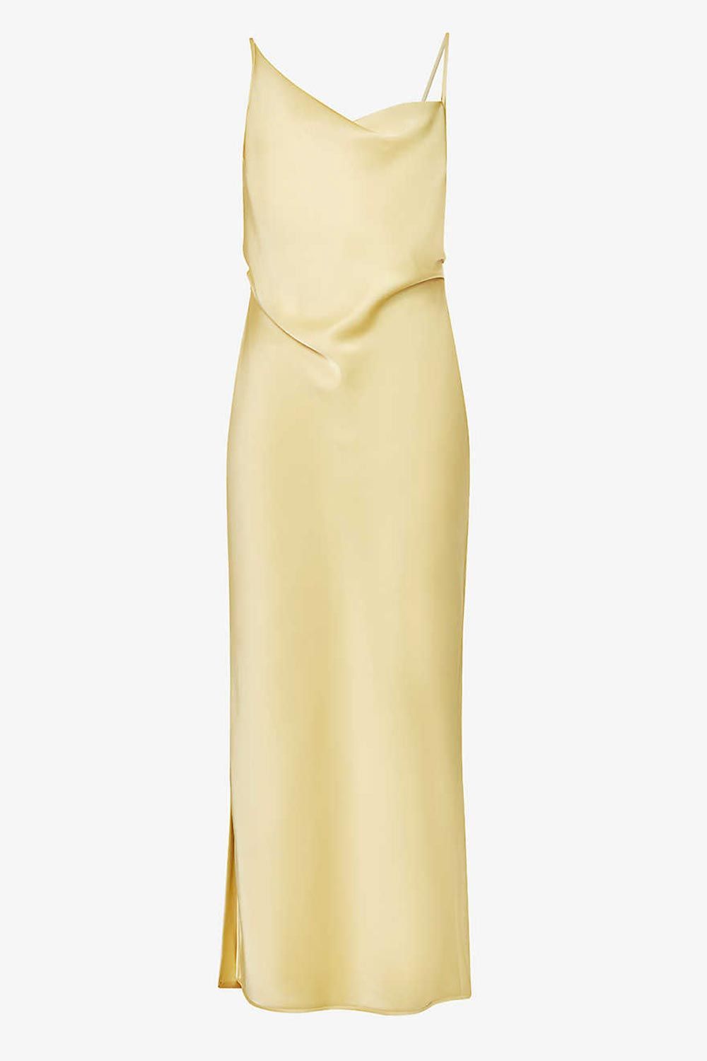 Yellow dress perfect for spring summer occassions