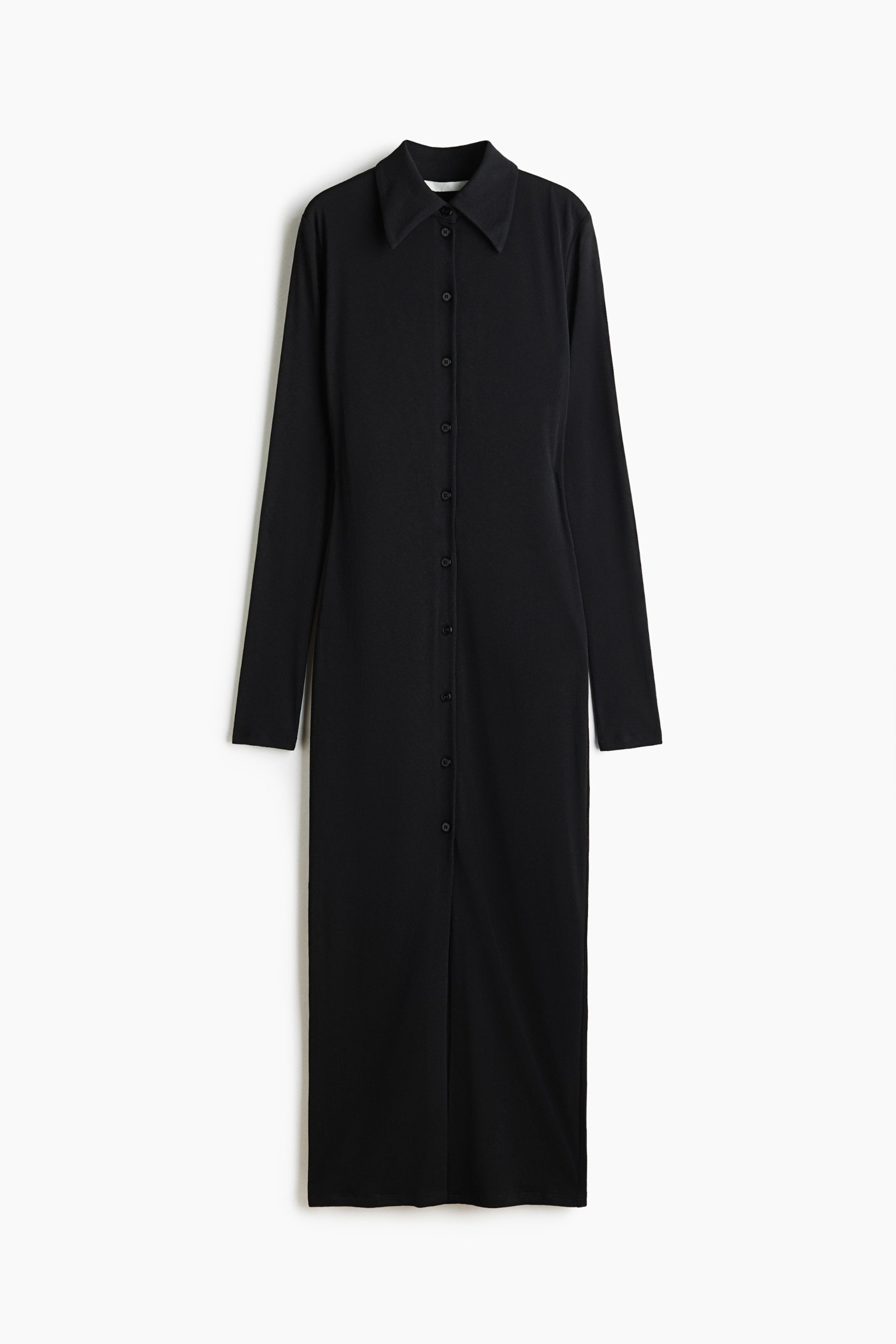 Fitted Long-Sleeved Jersey Dress