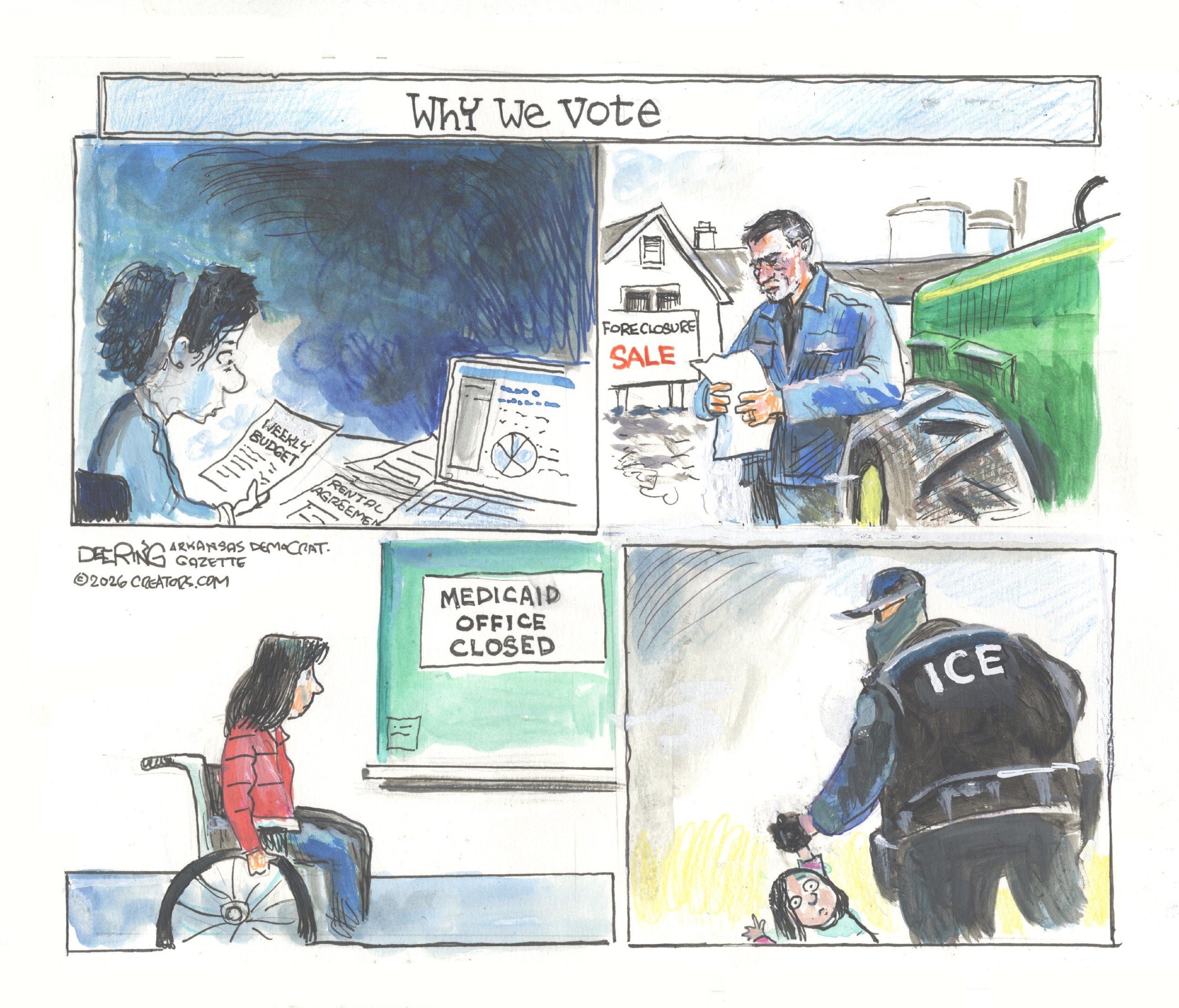 Political cartoon