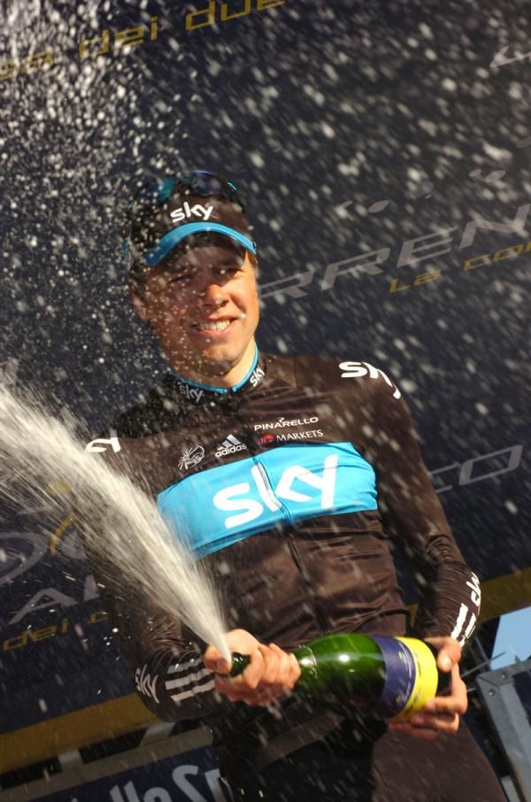 Edvald Boasson Hagen (Sky Procycling) on the podium