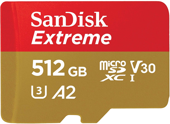 SanDisk Extreme 512GB microSD card