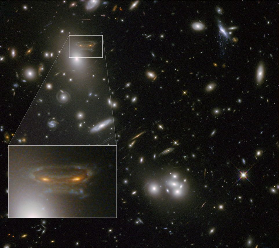 'space Invader' Galaxy Discovered By Hubble Space Telescope 